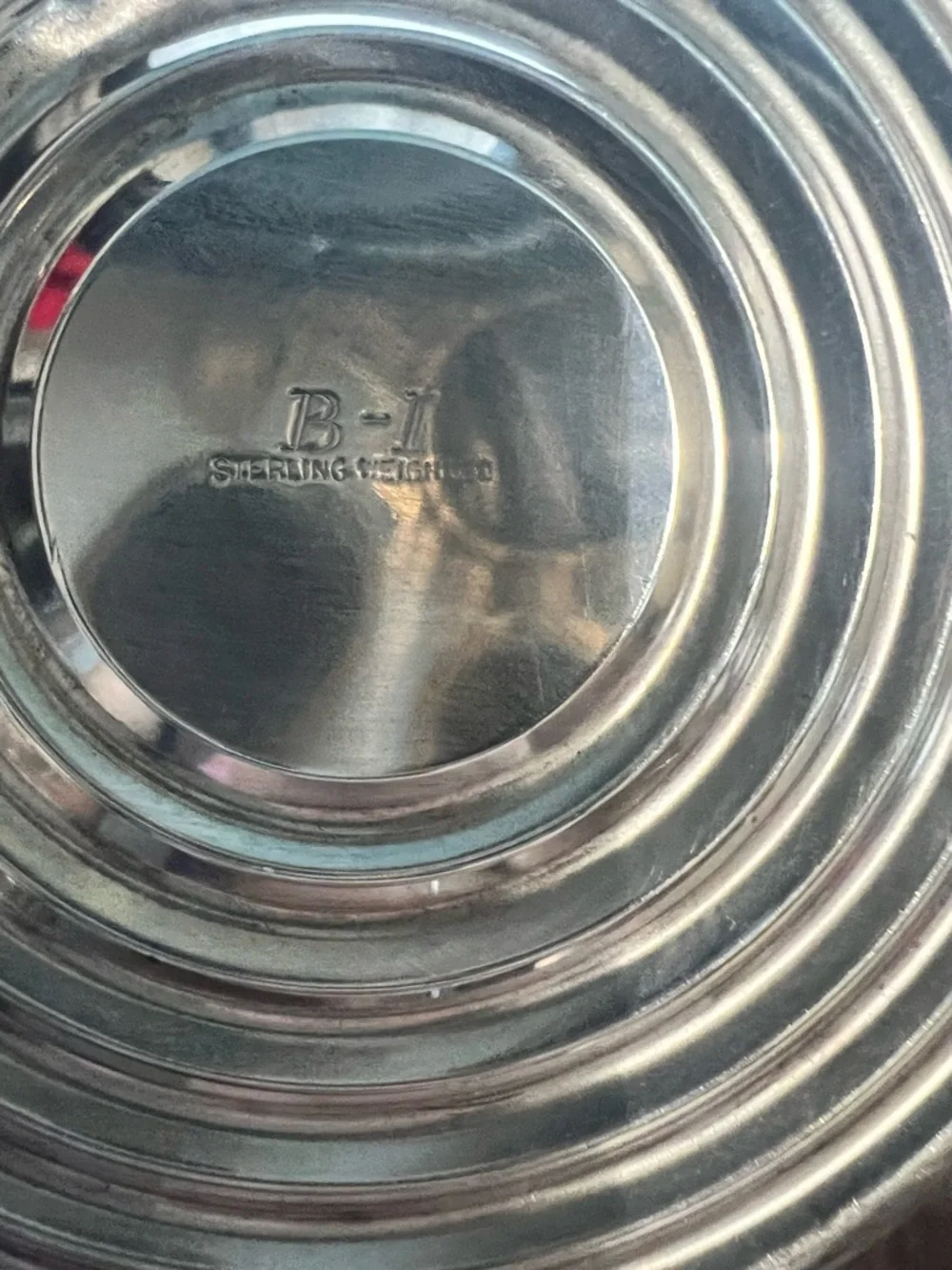 Sterling Silver-Tone Pair of Candle Holders - Picture 3 of 6